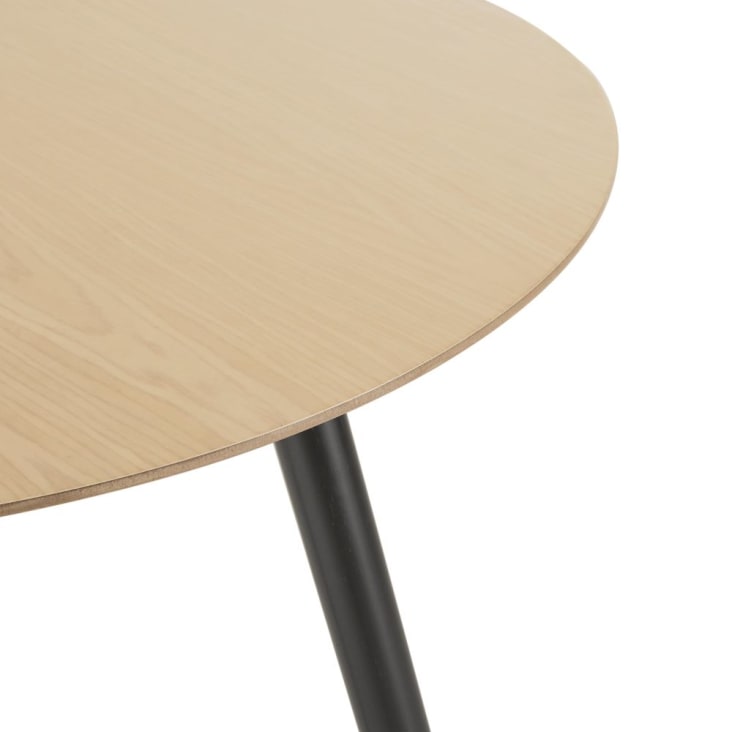 Maisons du Monde Spring - Mesa de comedor redonda y bicolor para 4 personas 90 cm de diámetro Envío gratis