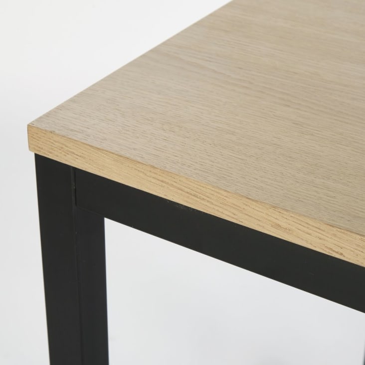 Maisons du Monde Hudson Business - Mesa de comedor profesional con ruedas L.150 Últimos 3 días