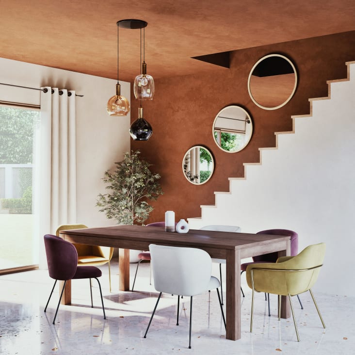 Maisons du Monde Stockholm - Mesa de comedor de madera de maciza de sheesham L.220 COMPRAR AHORA