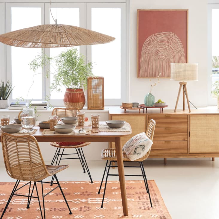 Maisons du Monde Tarifa - Mesa de comedor vintage para 4/6 personas 160 cm Promoción por tiempo limitado