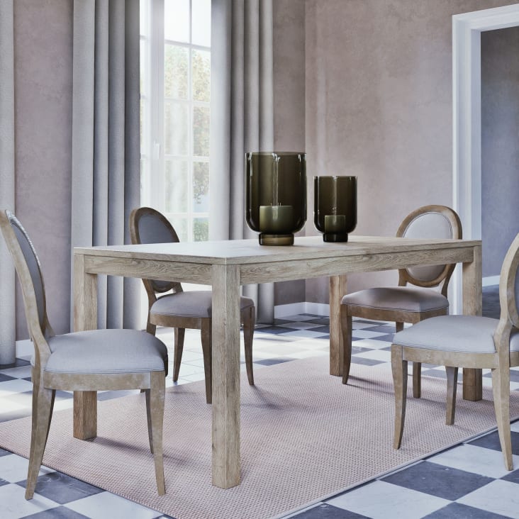 Maisons du Monde Gaya - Mesa de comedor de acacia maciza para 6/8 personas 180 cm de largo Oferta especial de fábrica