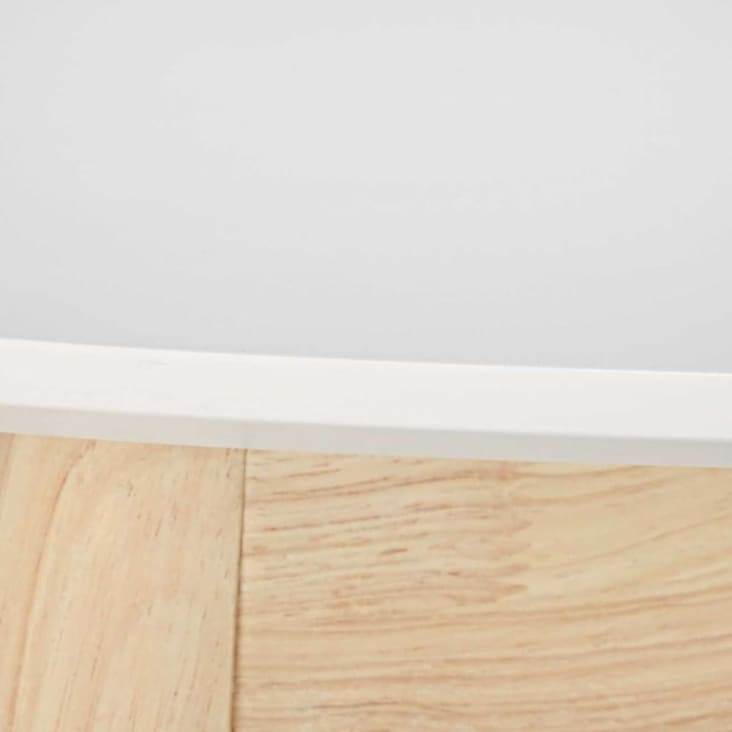 Maisons du Monde Spring - Mesa de comedor escandinava blanca 4/5 personas L150 Envío internacional gratuito