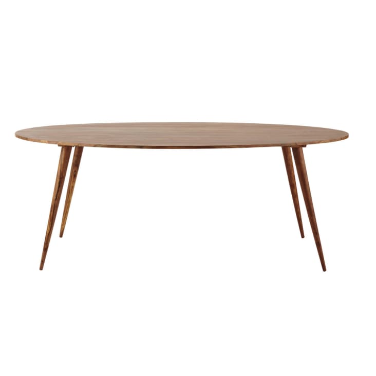 Maisons du Monde Andersen - Mesa de comedor ovalada de madera maciza de sisu L. 200 Limitado a 3 días