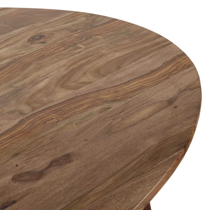 Maisons du Monde Andersen - Mesa de comedor ovalada de madera maciza de sisu L. 200 Limitado a 3 días