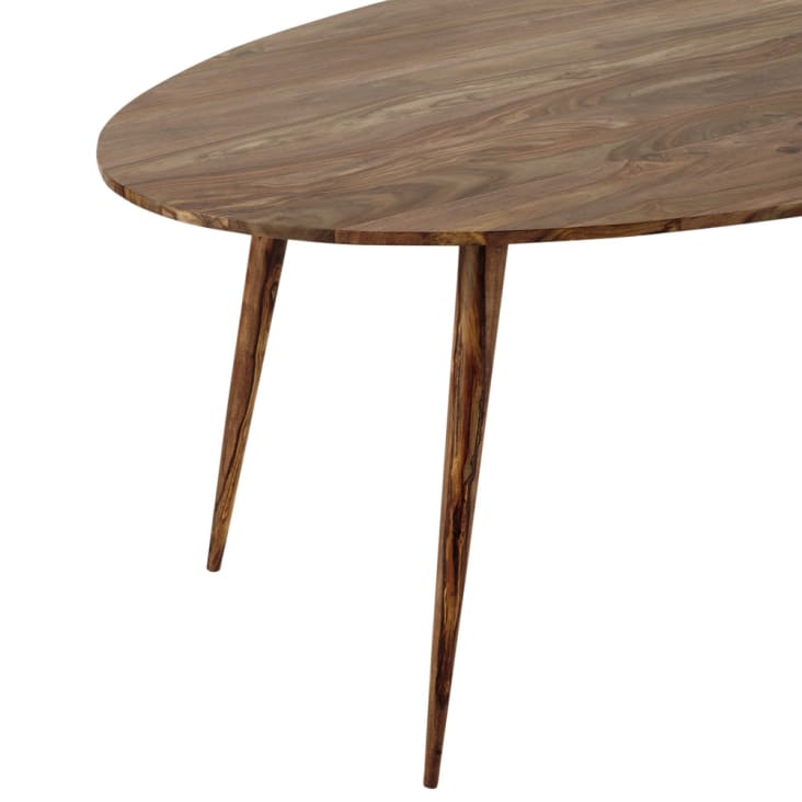 Maisons du Monde Andersen - Mesa de comedor ovalada de madera maciza de sisu L. 200 Limitado a 3 días