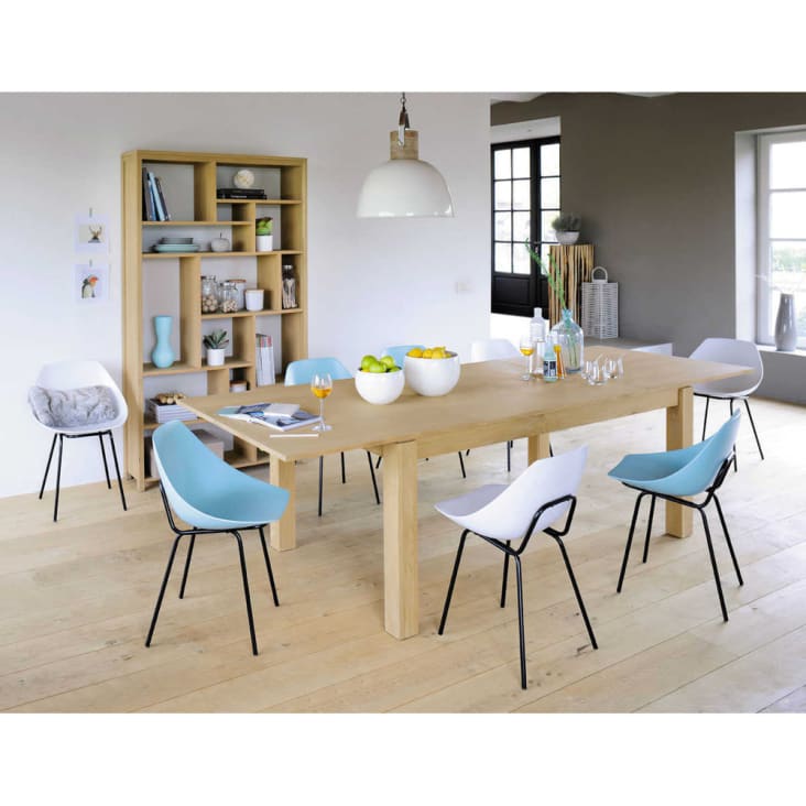 Maisons du Monde Danube - Mesa de comedor extensible de 8/12 personas L. 200/300 Ahorra y exporta