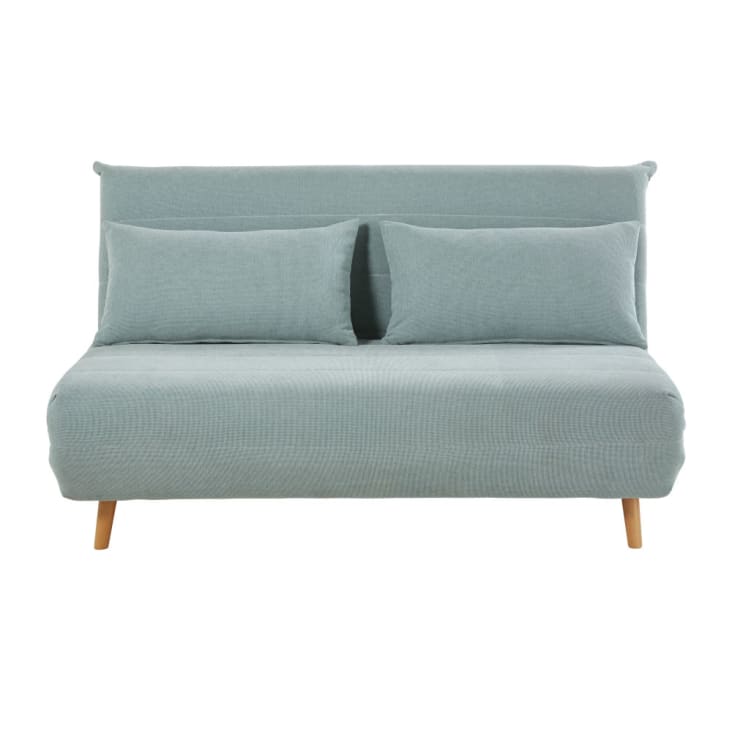 Maisons du Monde Nio - Sofá cama de 2 plazas verde agua