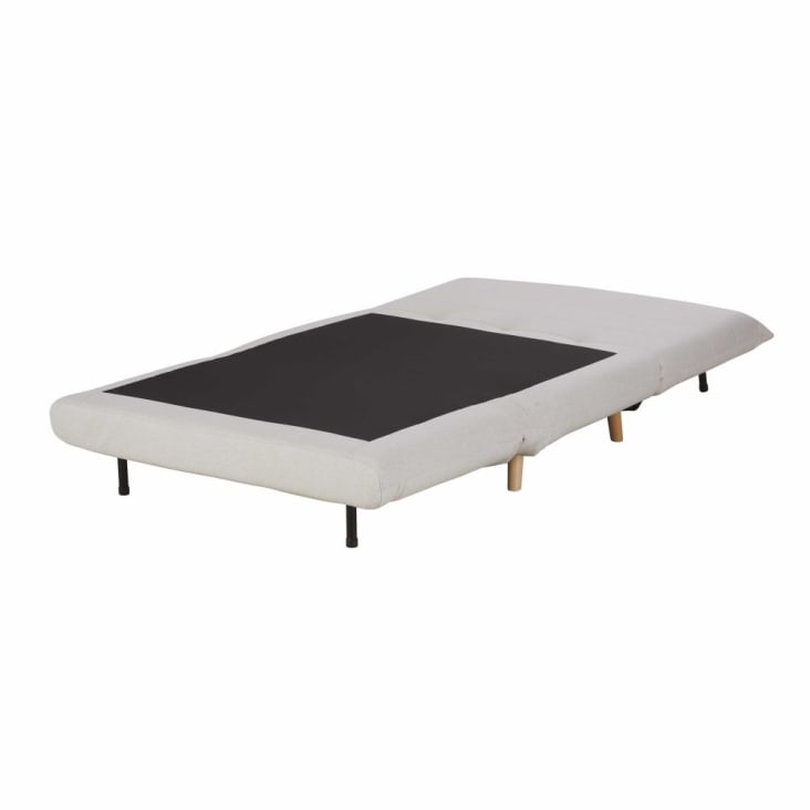 Maisons du Monde Nio - Sofá cama de 1 plaza beige Descuentos del mes