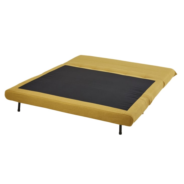 Maisons du Monde Nio - Sofá cama de 2 plazas amarillo mostaza Ofertas de temporada