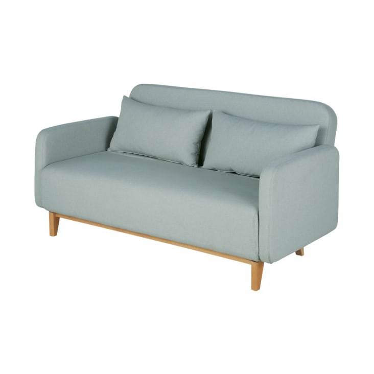 Maisons du Monde Nia - Sofá cama de 2/3 plazas verde agua Devoluciones gratuitas
