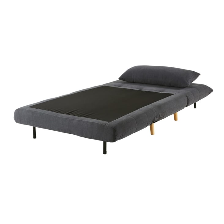 Maisons du Monde Nio - Sofá cama de 1 plaza gris antracita 2025