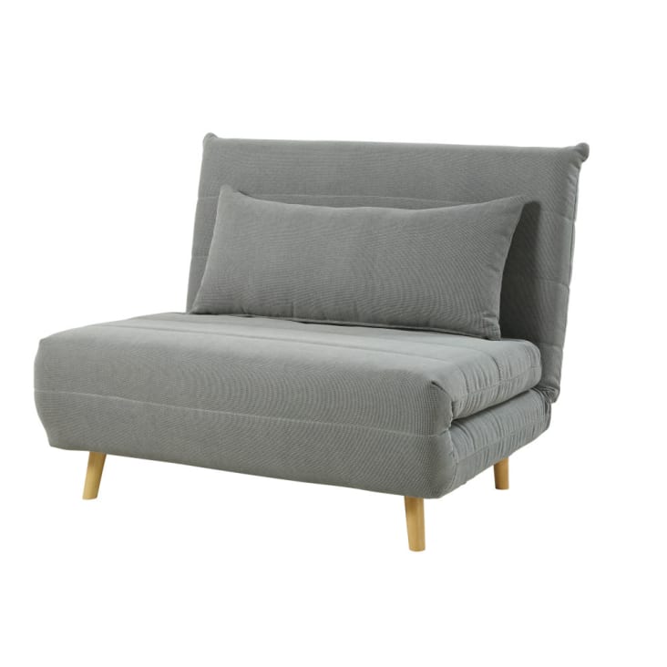 Maisons du Monde Nio - Sofá cama de 1 plaza gris claro En línea