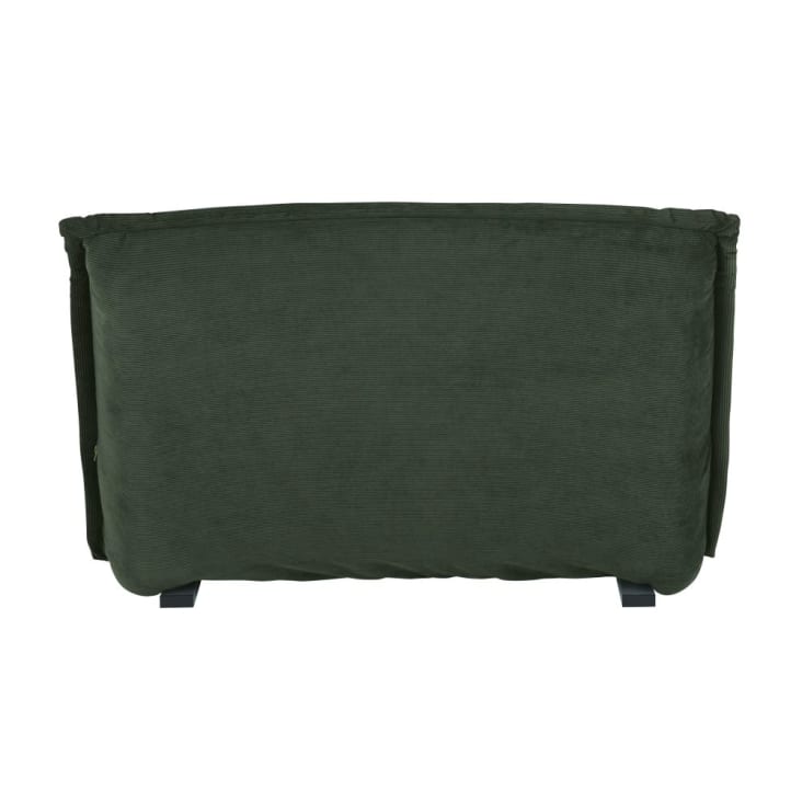 Maisons du Monde Hallen - Sofá clic-clac de 1 plaza de terciopelo acanalado verde Rebajas