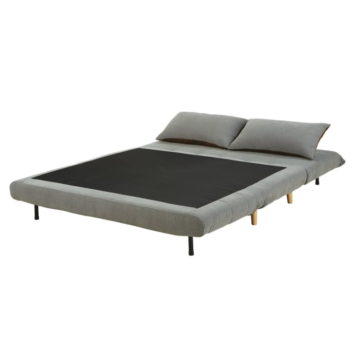 Maisons du Monde Nio - Sofá cama de 2 plazas gris claro Gran oferta