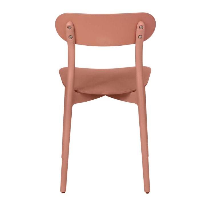 Maisons du Monde Eve - Silla de polipropileno terracota ÚLTIMAS EDICIONES