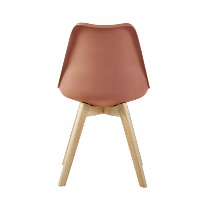 Maisons du Monde Ice - Silla de estilo escandinavo terracota y haya Último día