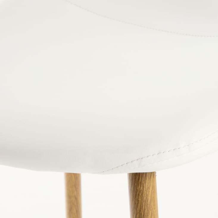 Maisons du Monde Clyde - Silla escandinava blanca Solo hoy