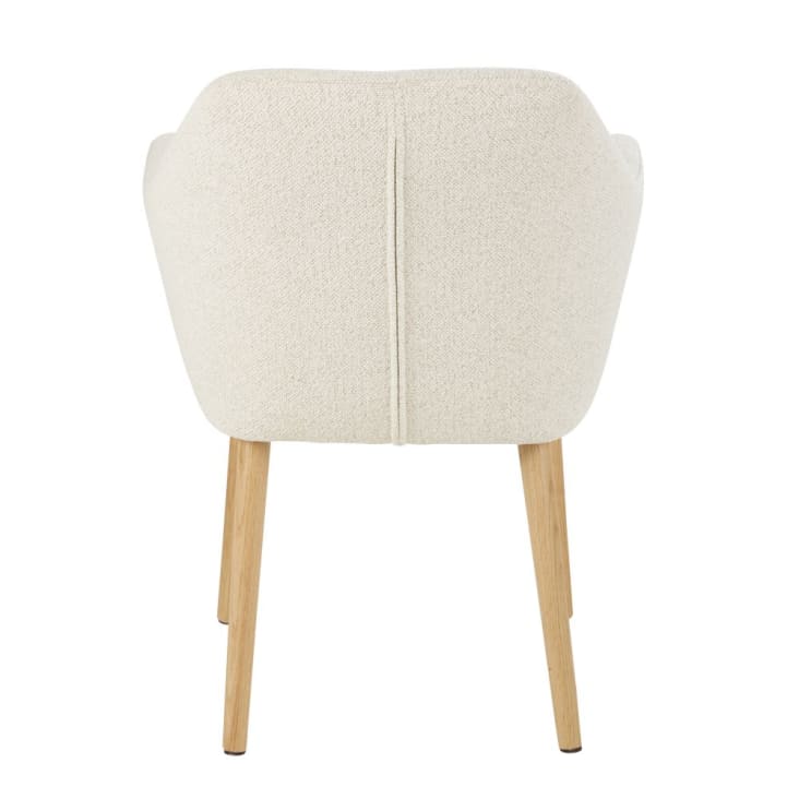 Maisons du Monde Arnold - Sillón de comedor de rizo en crudo Superdescuento