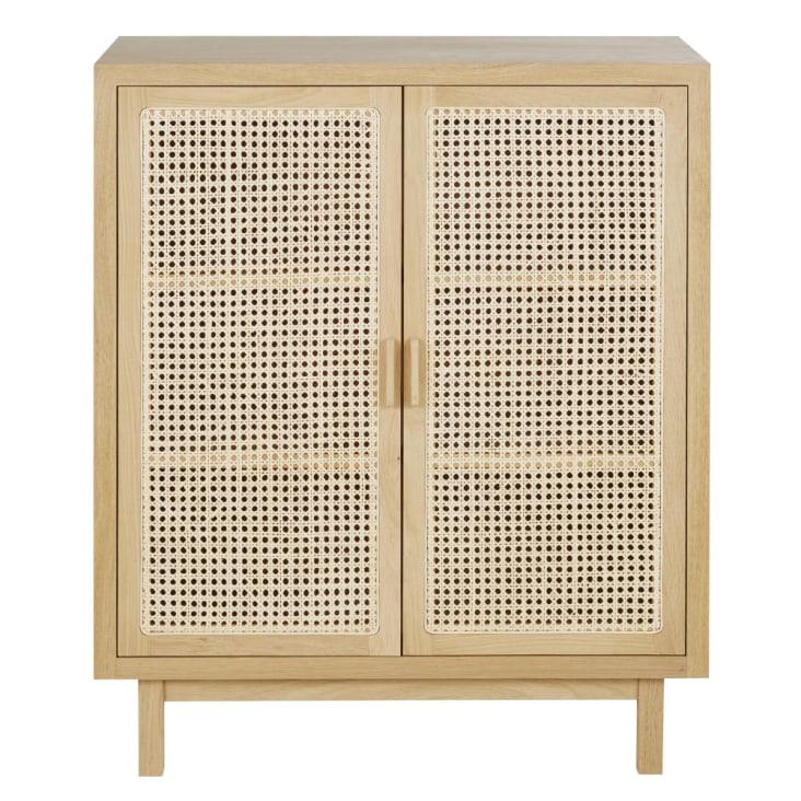 Maisons du Monde Canopy - Cajonera con 2 puertas de rejilla de mimbre En línea