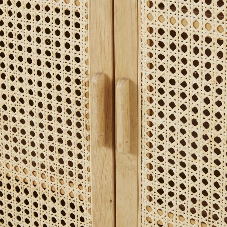 Maisons du Monde Canopy - Cajonera con 2 puertas de rejilla de mimbre En línea