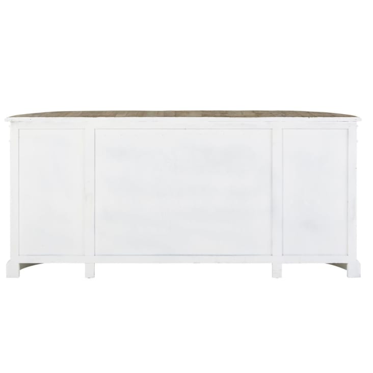 Maisons du Monde Provence - Aparador 4 puertas 2 cajones de abedul marfil Outlet