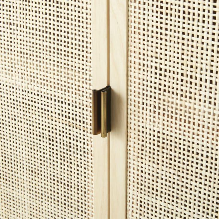 Maisons du Monde Solstice - Aparador de 2 puertas enrejado de mimbre Rebajas