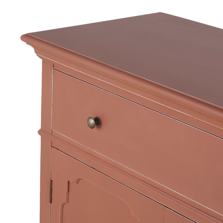 Maisons du Monde Selena - Aparador de 2 puertas color terracota Venta caliente