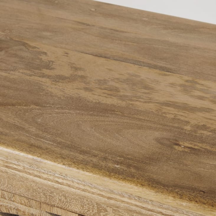 Maisons du Monde Himalaya - Aparador con 2 puertas de mango macizo tallado Últimos 2 días