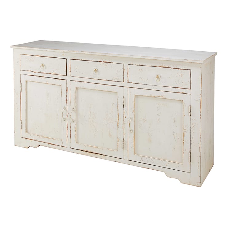 Maisons du Monde Avignon - Aparador con 3 puertas de mango blanqueado Precio de fábrica