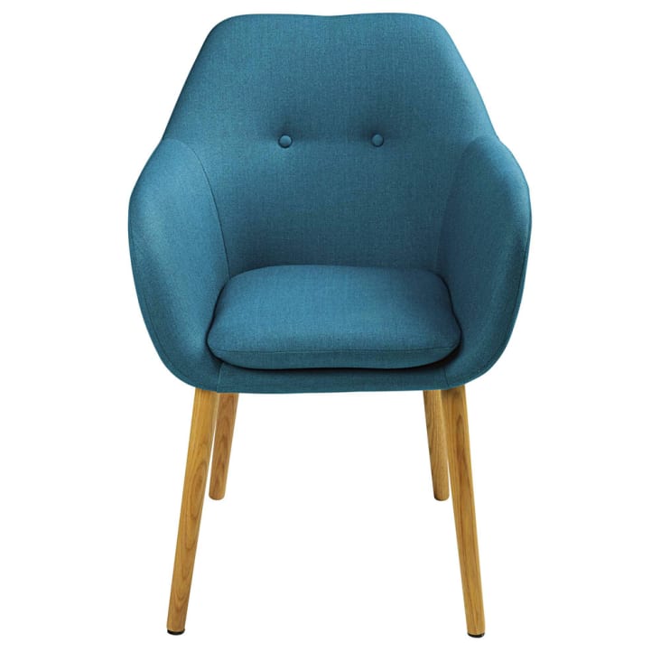 Maisons du Monde Arnold - Silla vintage azul Ahorra y exporta