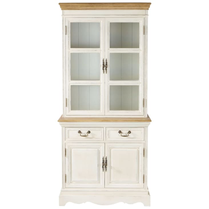 Maisons du Monde Léontine - Alacena 2 puertas crema Ofertas especiales
