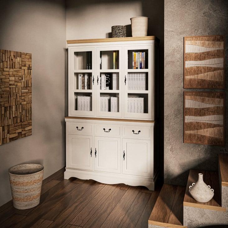 Maisons du Monde Léontine - Alacena 3 puertas crema Ofertas