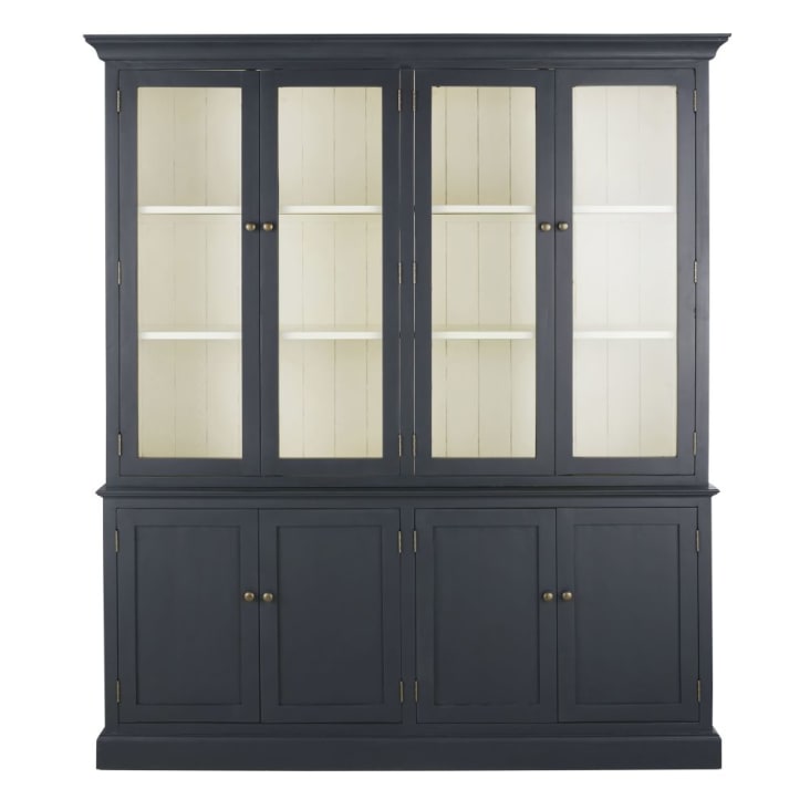 Maisons du Monde Ionesco - Vajillero con 8 puertas color gris antracita Venta caliente