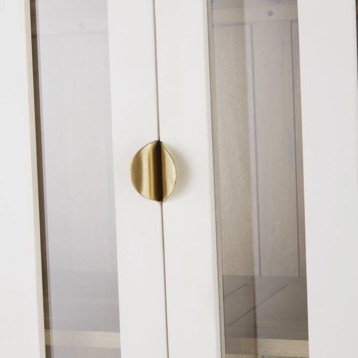 Maisons du Monde Sainte Maxime - Vitrina de 4 puertas en color blanco Promoción por tiempo limitado