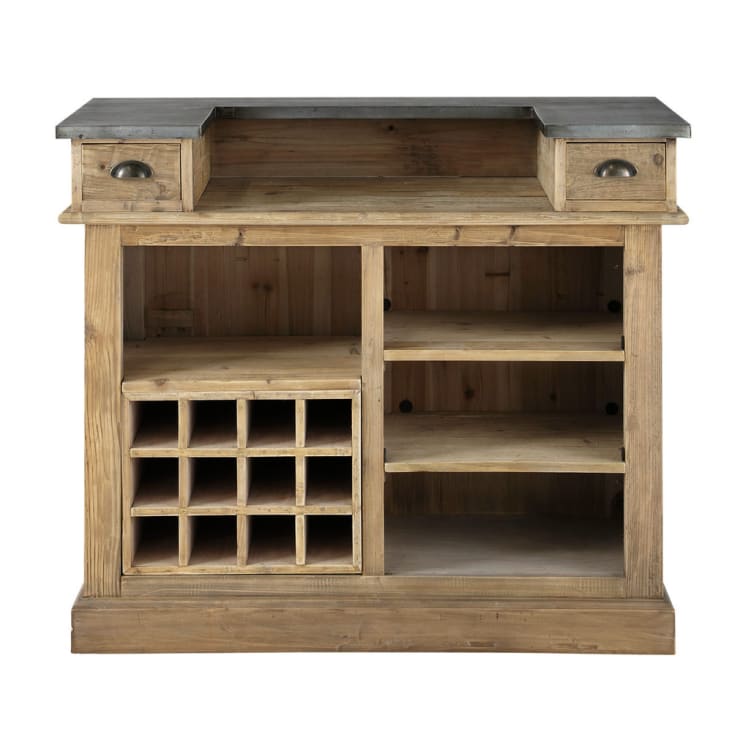 Maisons du Monde Maquis - Mueble bar de pino reciclado Liquidación