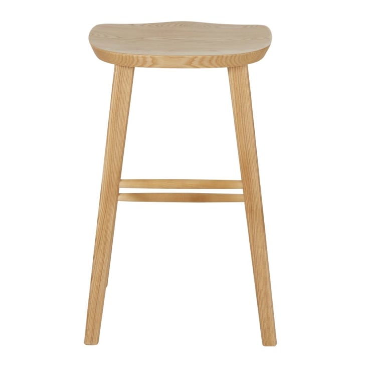 Maisons du Monde Mangrove - Silla de isla de cocina de madera de roble H65 En línea