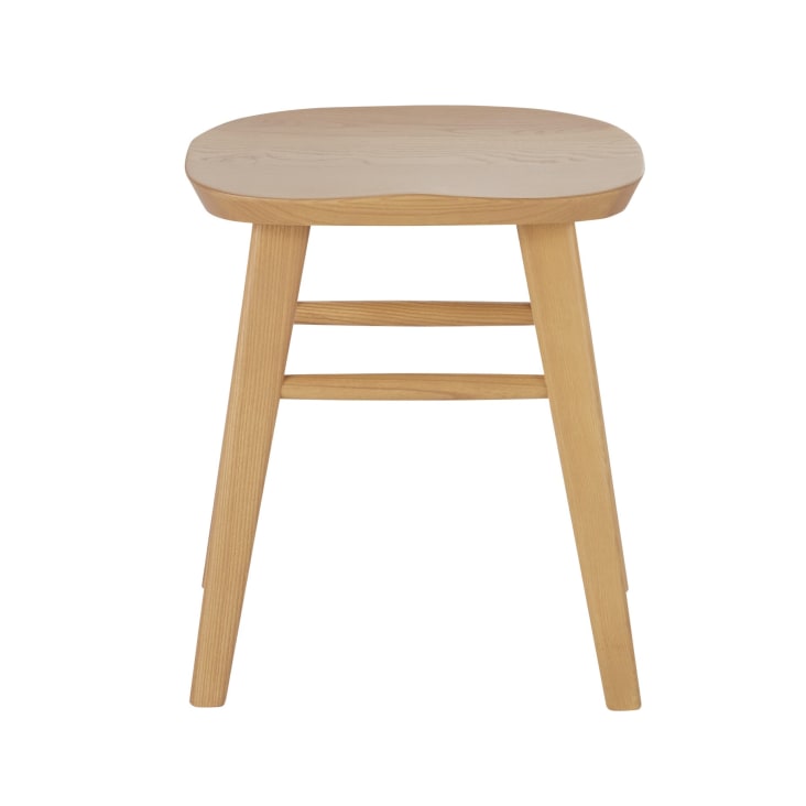 Maisons du Monde Mangrove - Taburete de madera de fresno natural Alt. 45 Liquidación