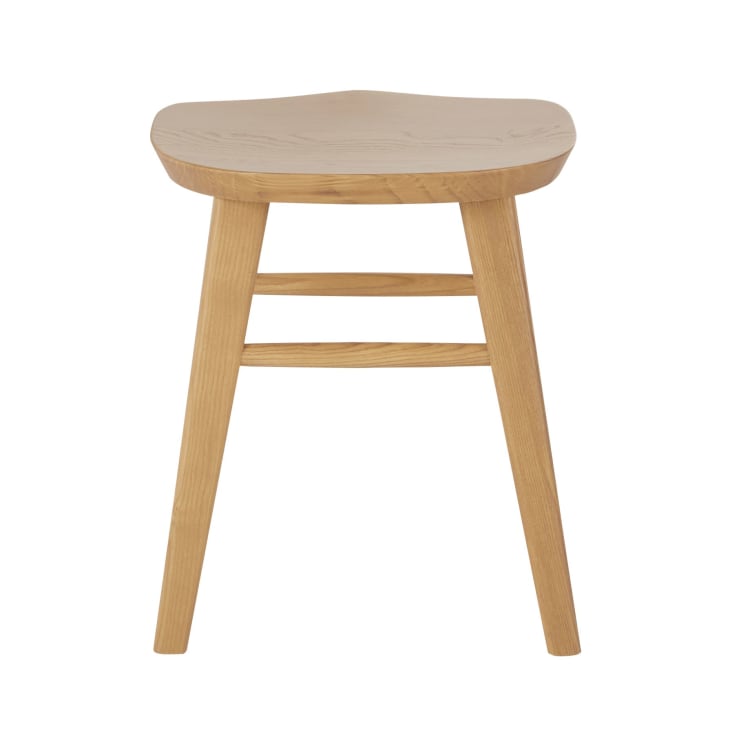 Maisons du Monde Mangrove - Taburete de madera de fresno natural Alt. 45 Liquidación