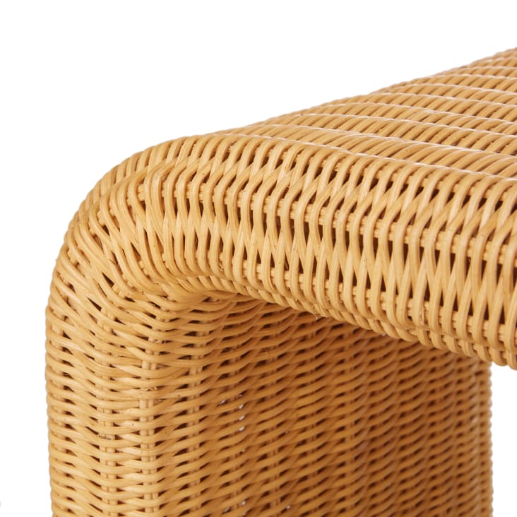Maisons du Monde Shanya - Taburete / mesa auxiliar de ratán Últimos 2 días