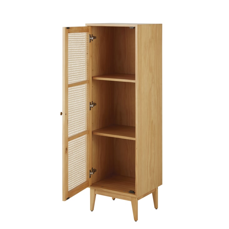 Maisons du Monde Suzelle - Cajonera con 1 puerta de ratán trenzado Precio de fábrica