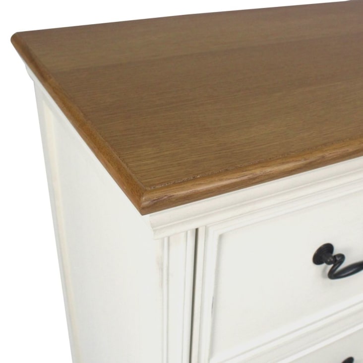 Maisons du Monde Léontine - Cómoda doble con 6 cajones color crema Limitado a 3 días
