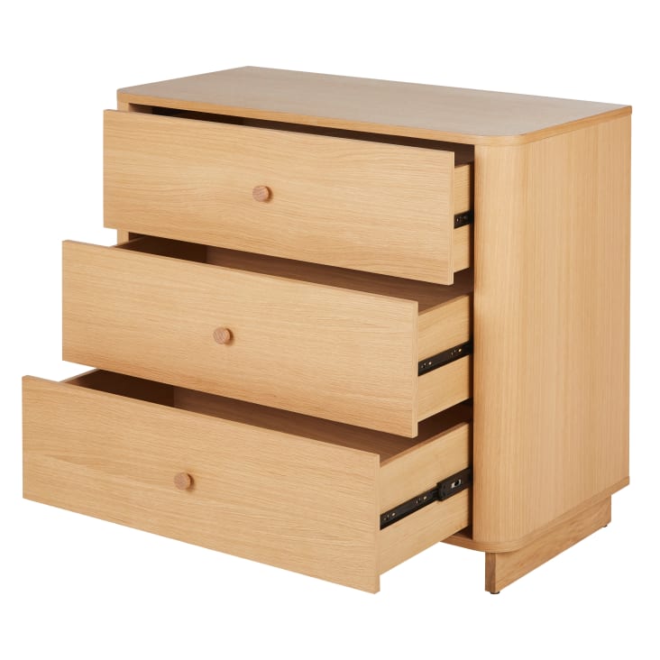Maisons du Monde Polari - Cómoda de madera clara de 3 cajones Última moda