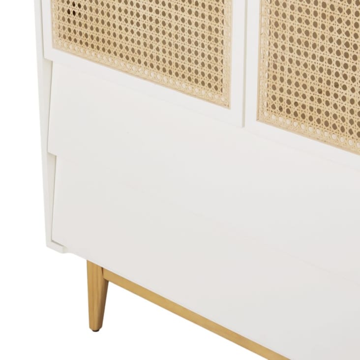 Maisons du Monde Suzelle - Armario de rejilla de ratán con 2 puertas y 2 cajones Devoluciones gratuitas