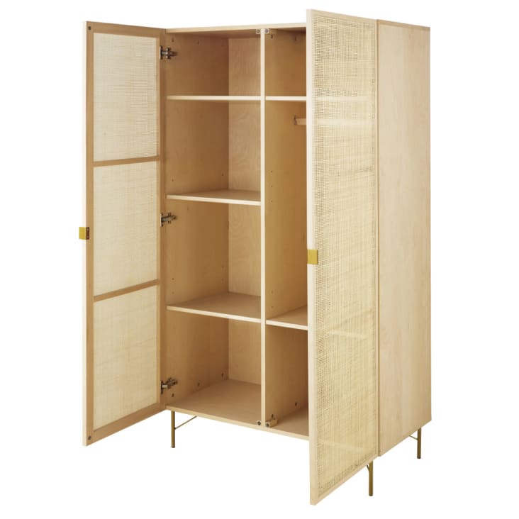 Maisons du Monde Solstice - Armario de ratán trenzado con 2 puertas 2025