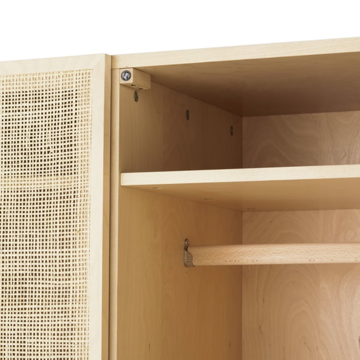 Maisons du Monde Solstice - Armario de ratán trenzado con 2 puertas 2025
