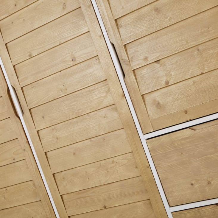 Maisons du Monde Esterel - Armario con 3 puertas y 2 cajones de pícea maciza Outlet online