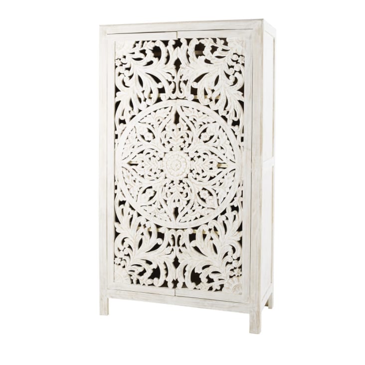 Maisons du Monde Kerala - Armario con 2 puertas de mango macizo tallado Ofertas