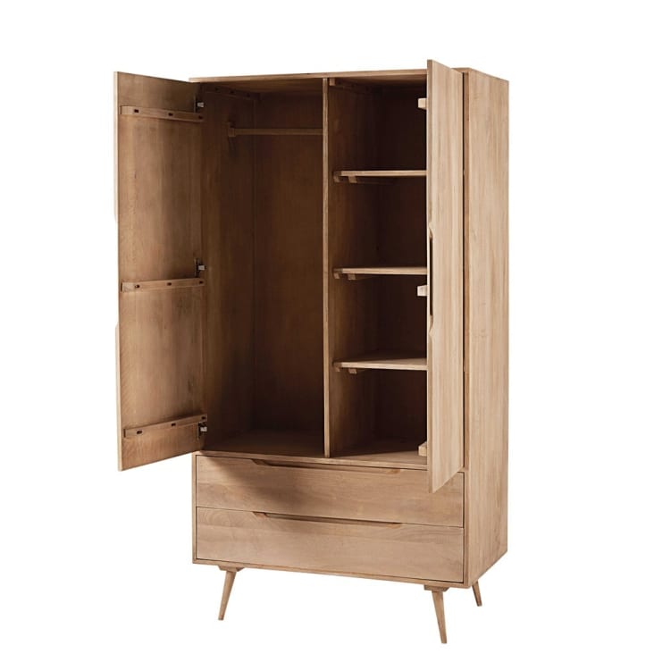 Maisons du Monde Trocadero - Armario con 2 puertas y 2 cajones de mango macizo Ventas relámpago