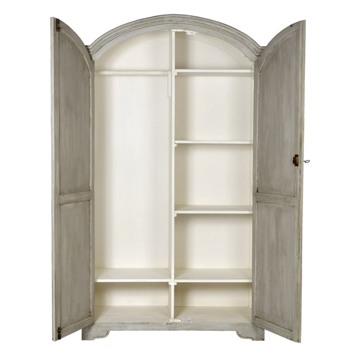 Maisons du Monde Saint Rémy - Armario de mango gris perla Descuento