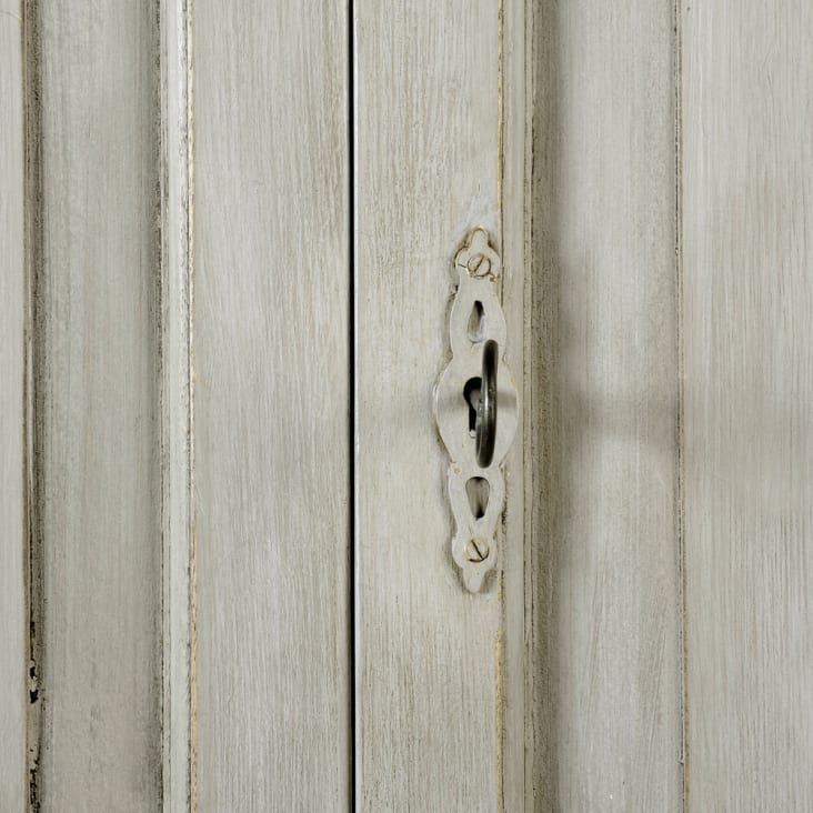 Maisons du Monde Saint Rémy - Armario de mango gris perla Descuento